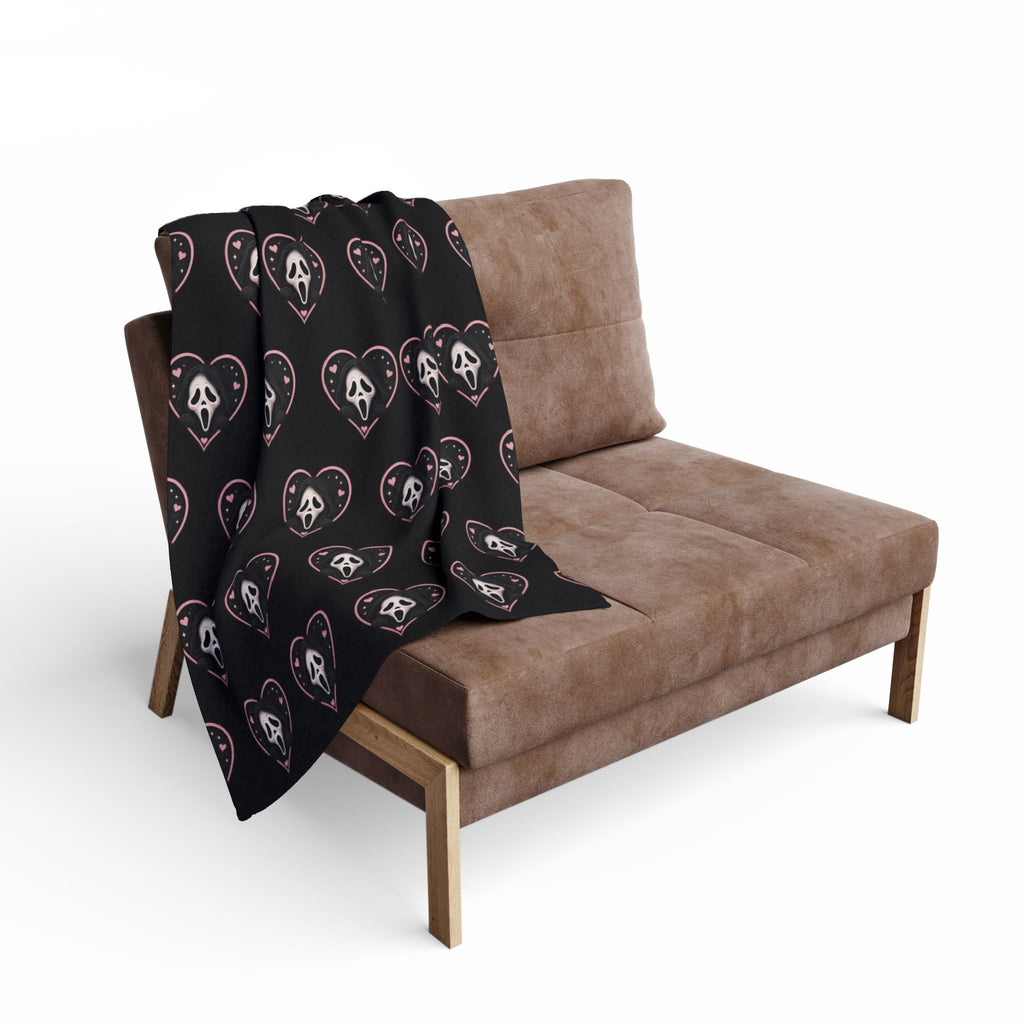 Ghost face Fleece Blanket