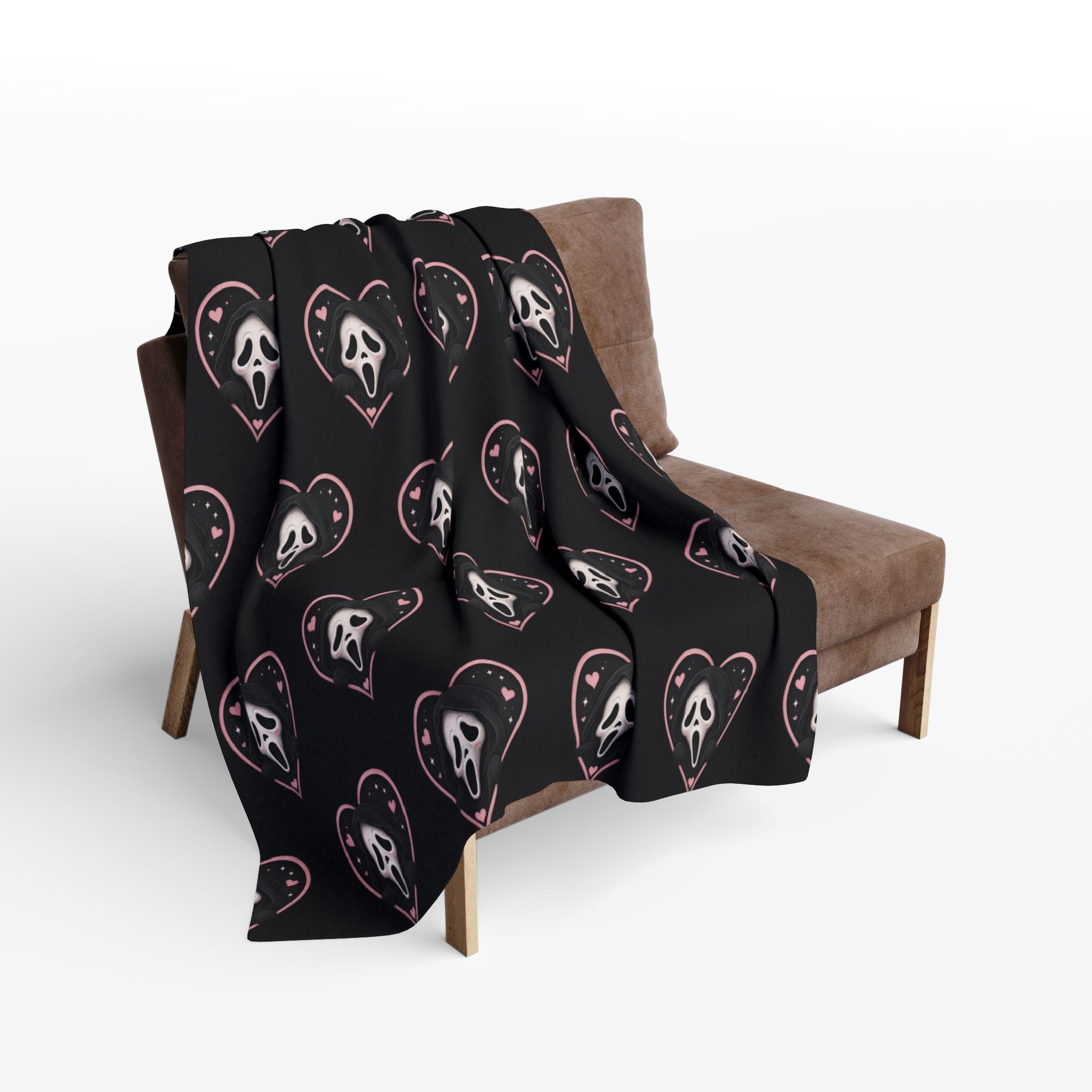 Ghost face Fleece Blanket