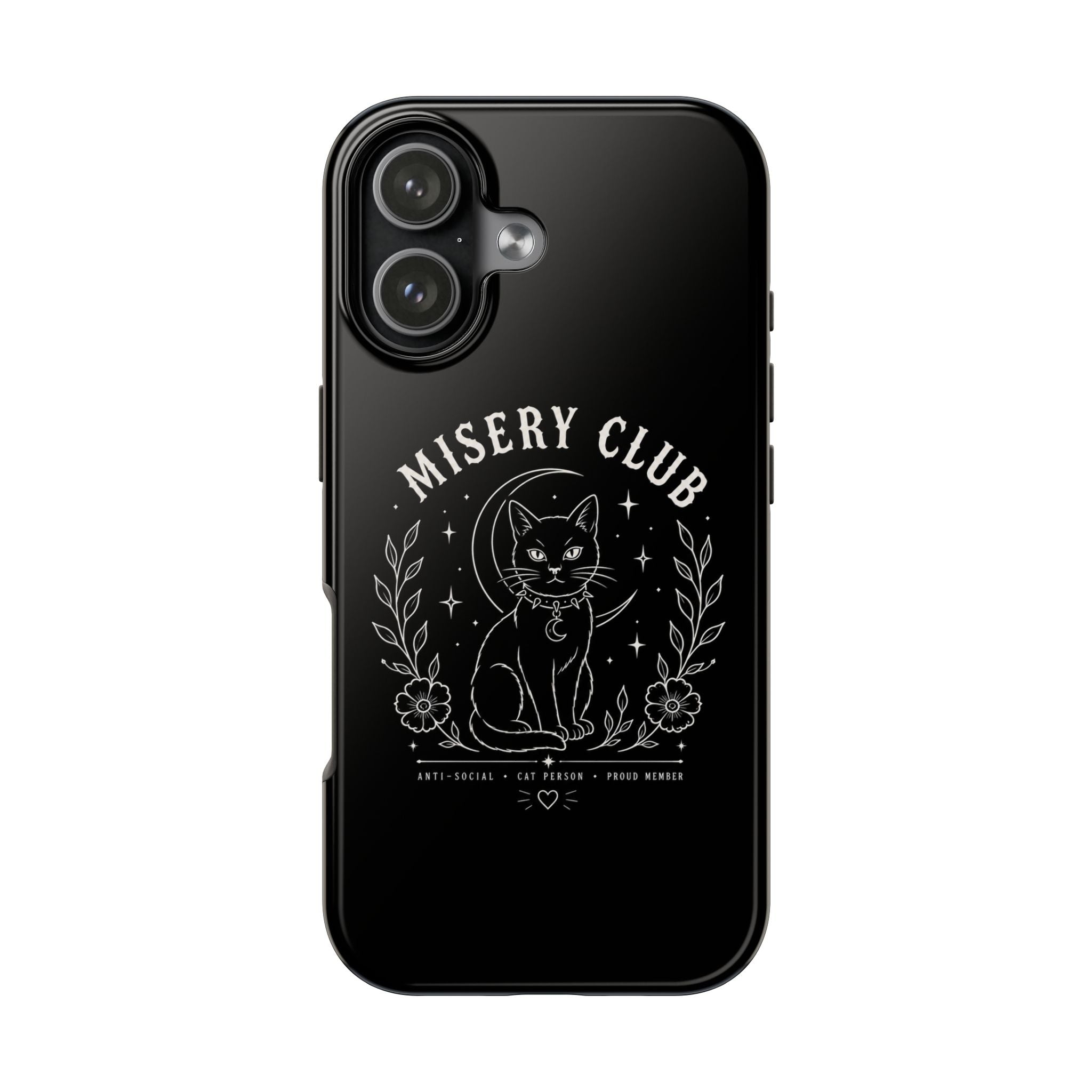 Misery Club Cat Phone Case
