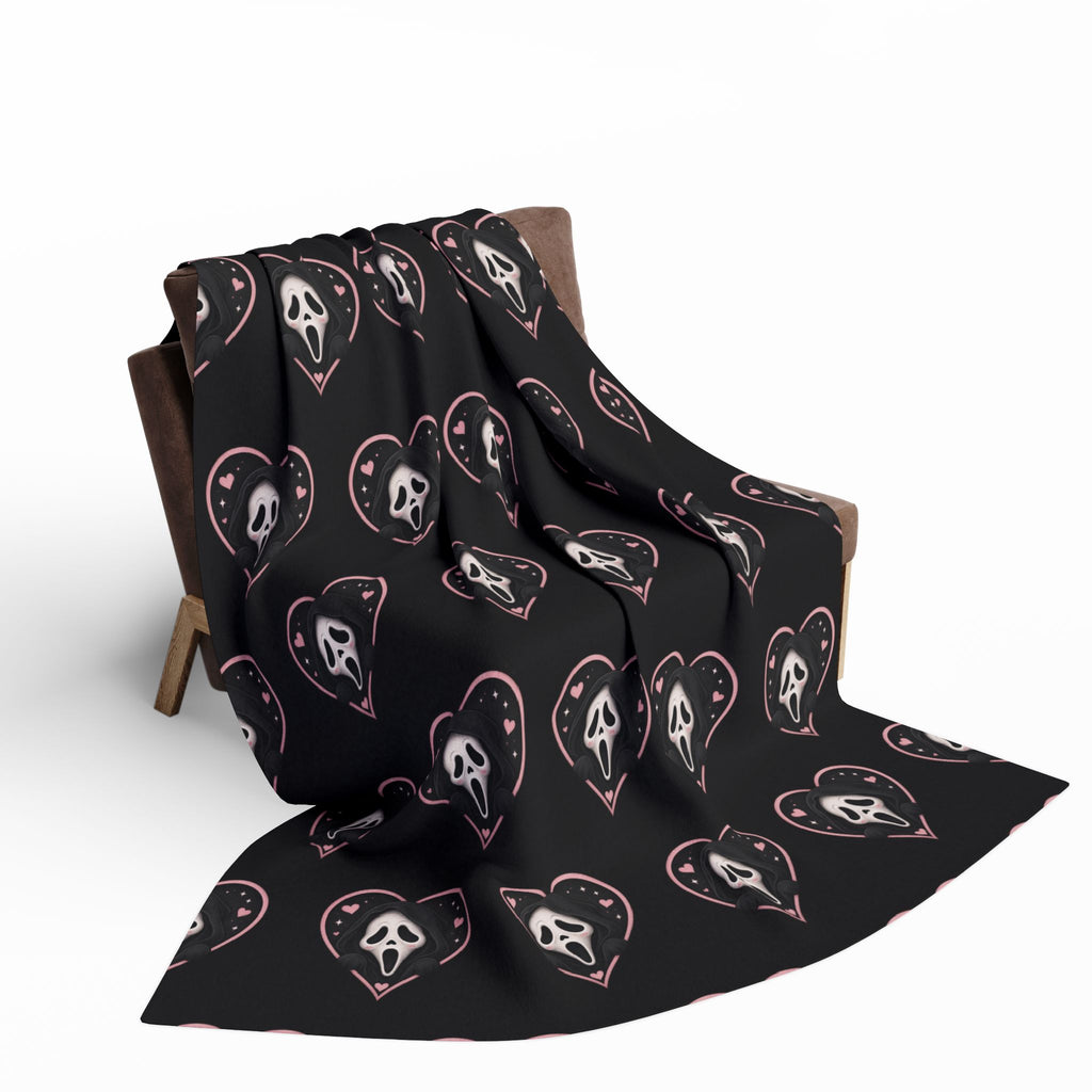 Ghost face Fleece Blanket