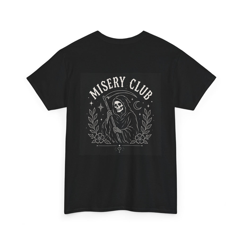 Misery Club Grim Reaper Illustration Tee | Skeleton, Gothic, Dark