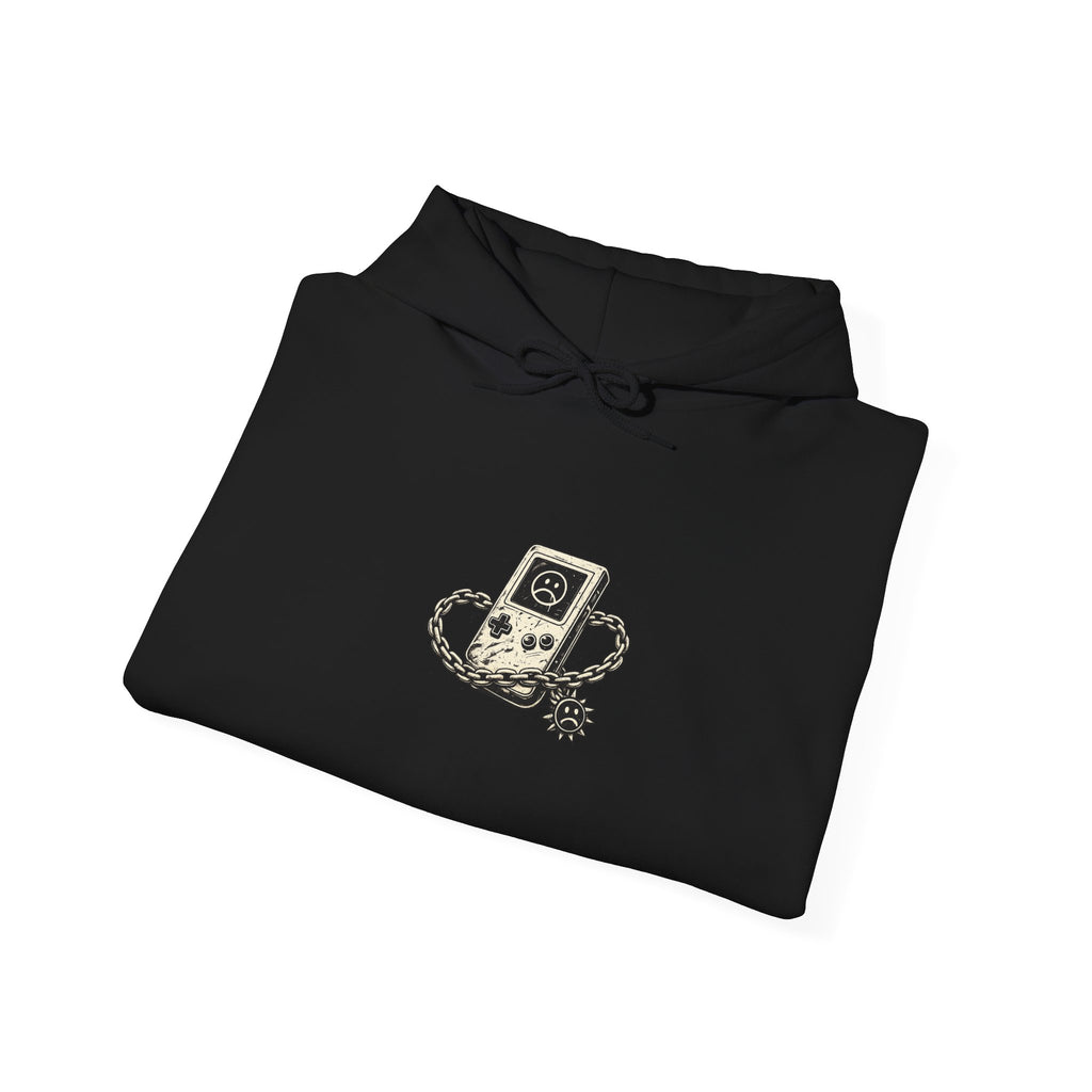 Retro Game with Chain hoodie | Vintage Handheld Console Graphic