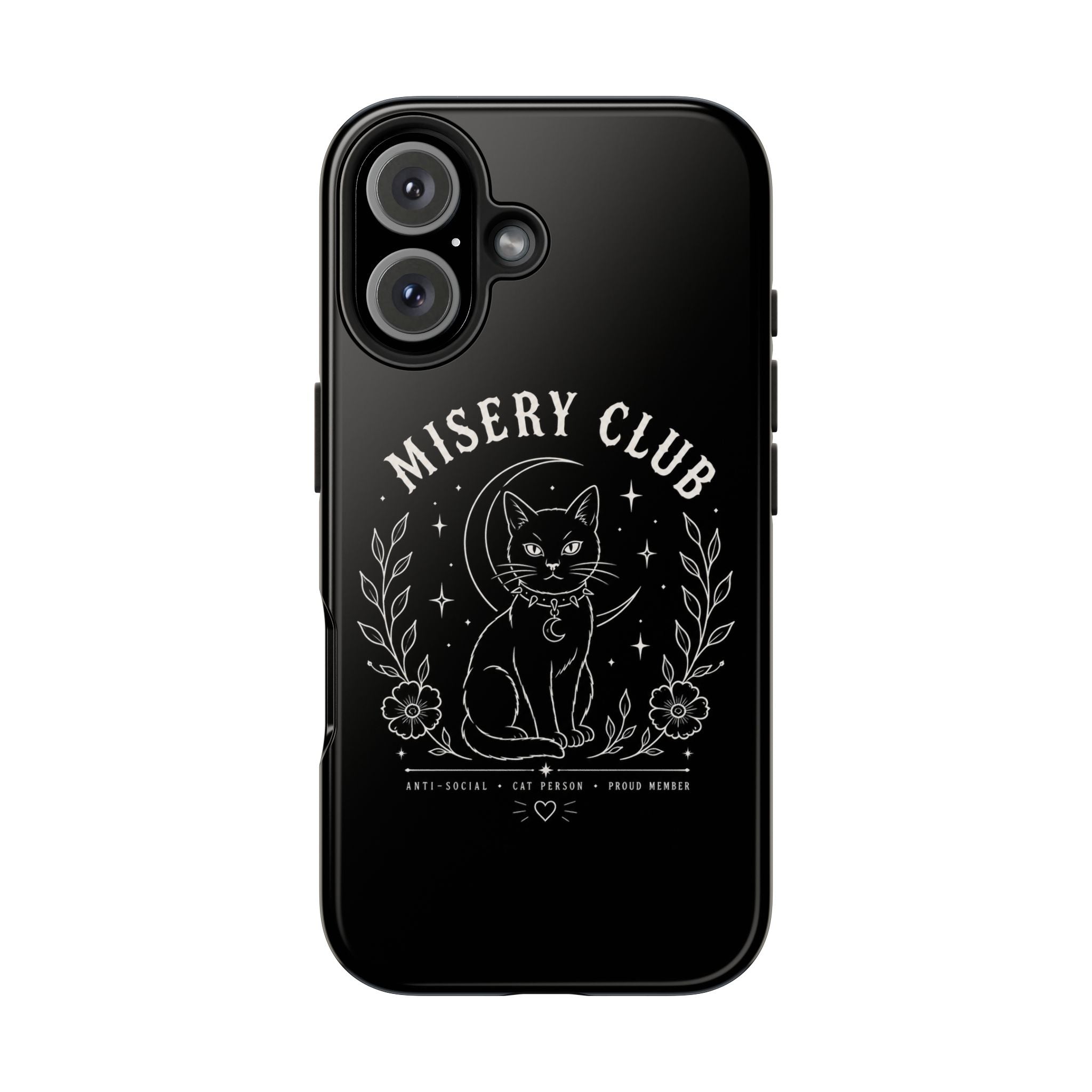 Misery Club Cat Phone Case