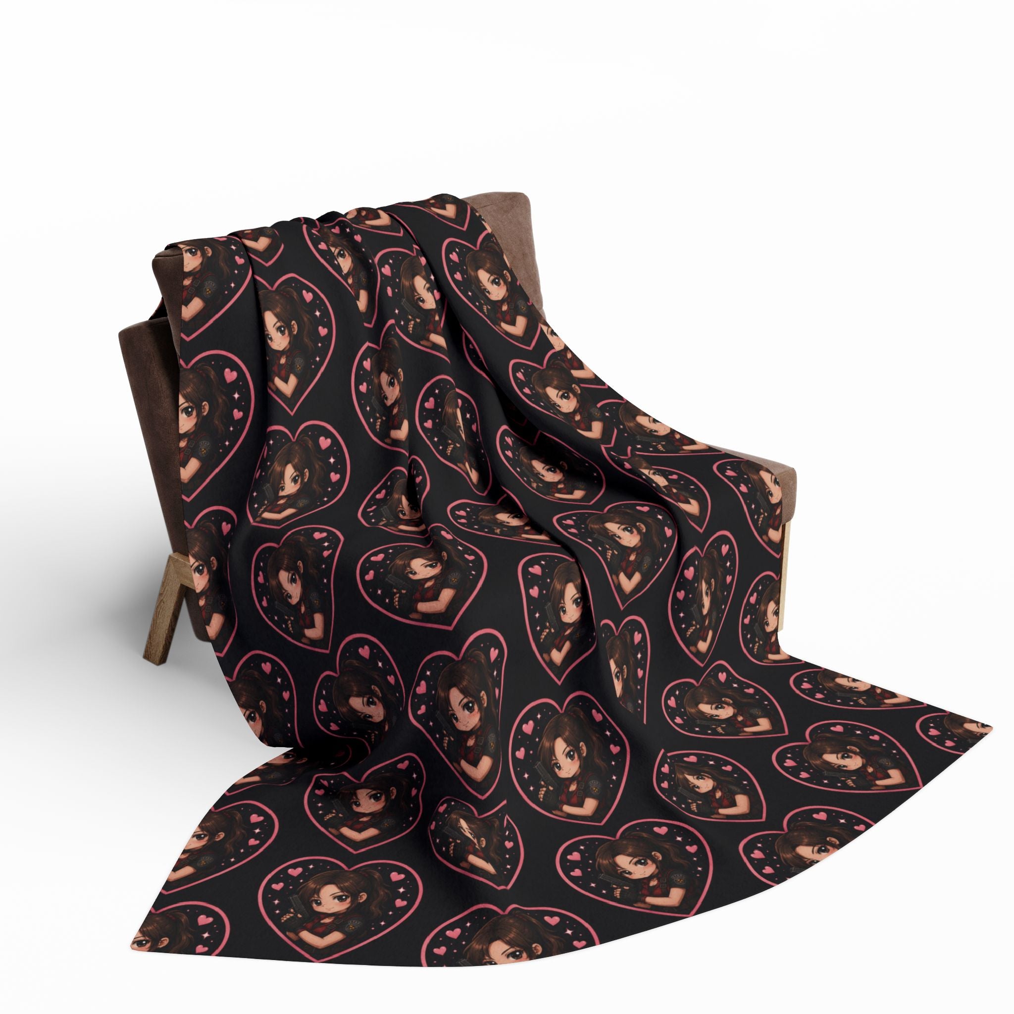 Claire Redfield Resident Evil Arctic Fleece Blanket