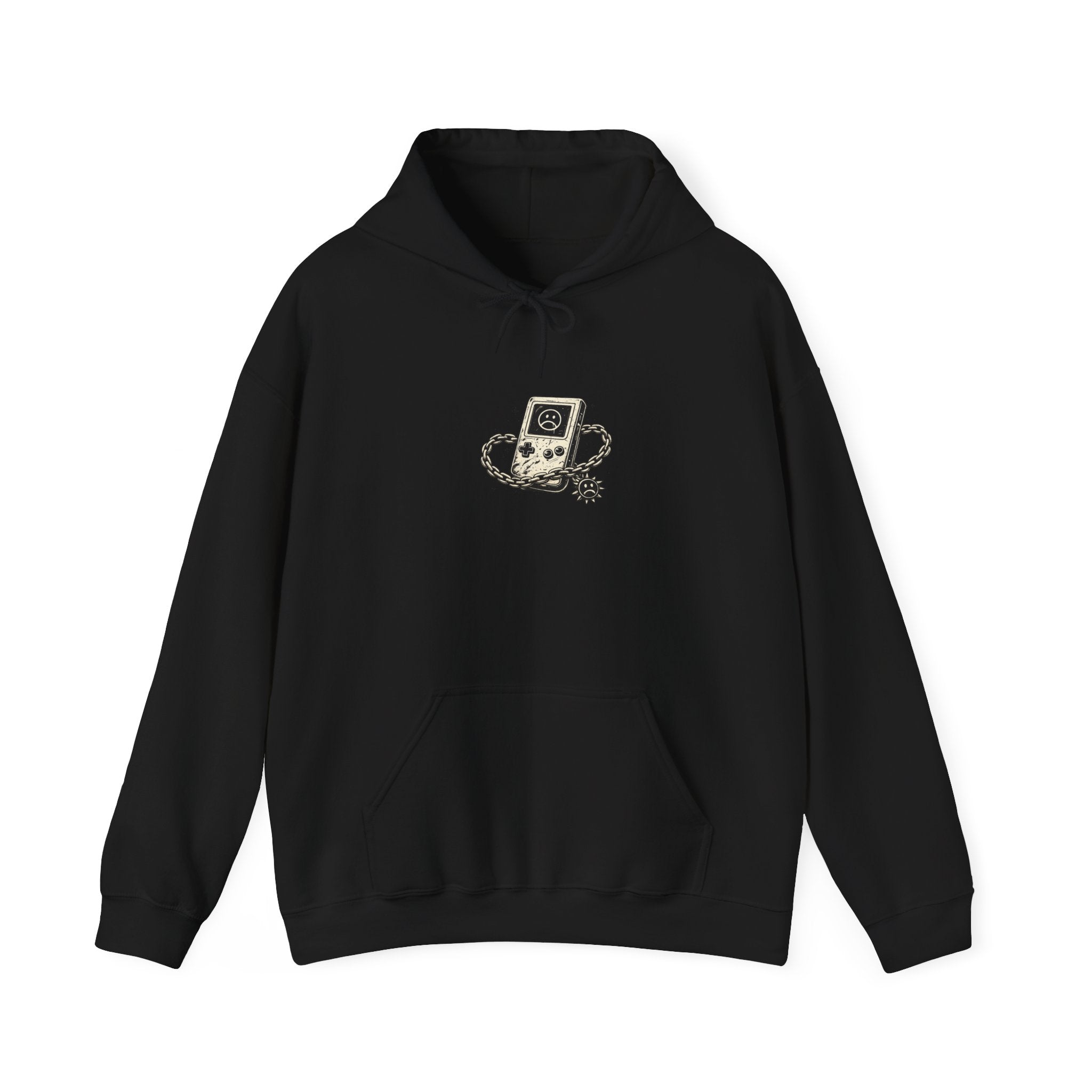 Retro Game with Chain hoodie | Vintage Handheld Console Graphic