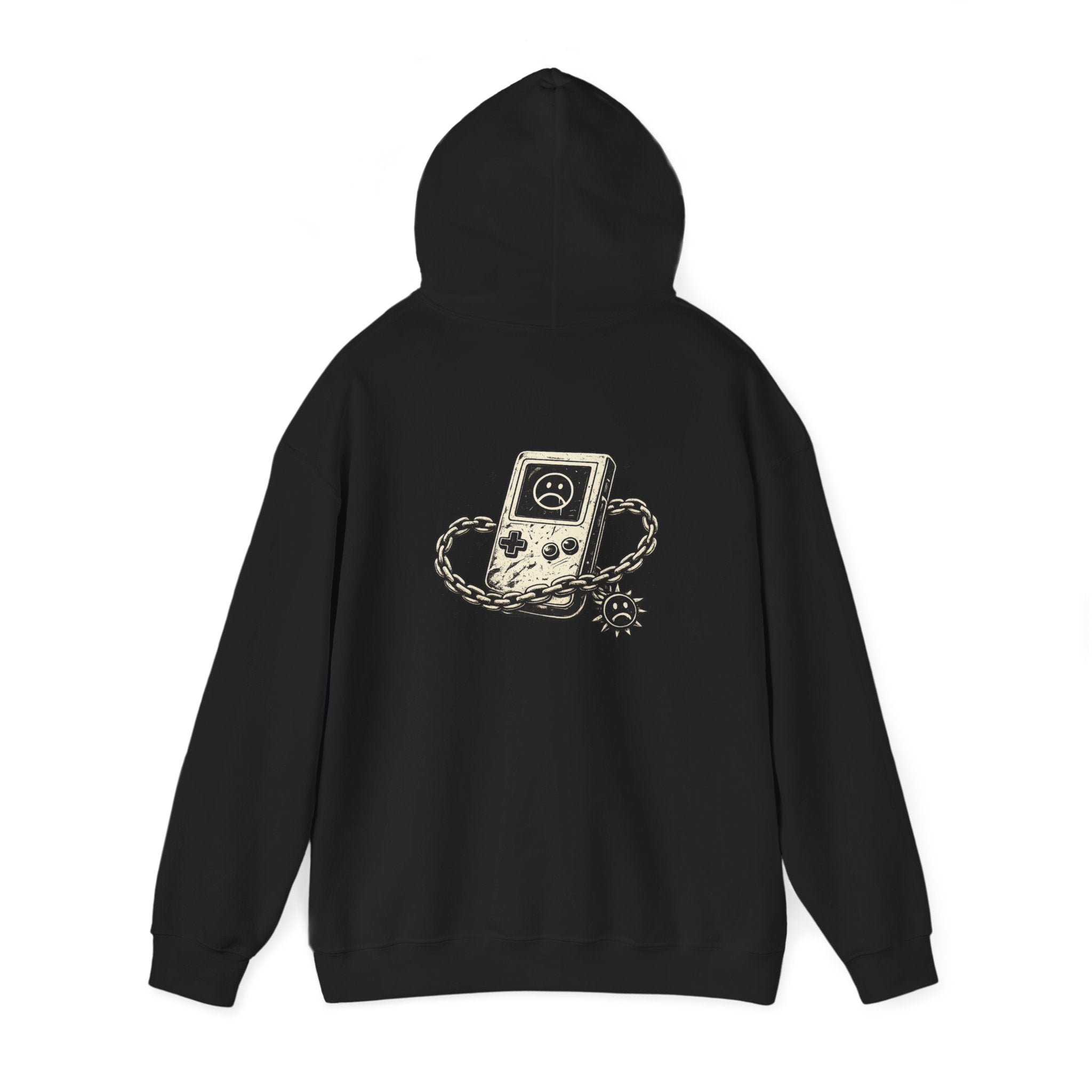 Retro Game with Chain hoodie | Vintage Handheld Console Graphic