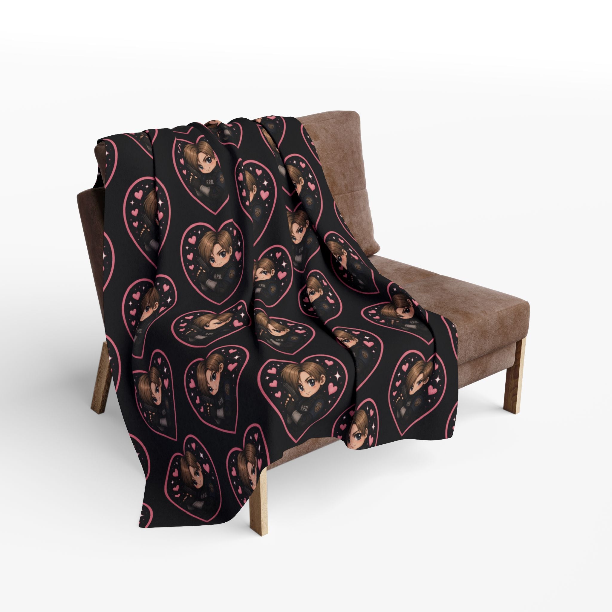 Leon Kennedy Resident Evil Arctic Fleece Blanket