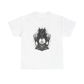 Gothic Wolf Skull Tee | Dark Occult Illustration, Tribal Wolves
