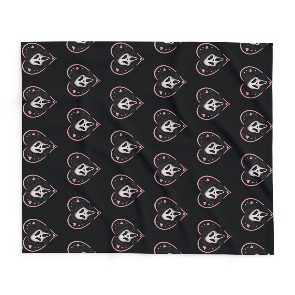 Ghost face Fleece Blanket