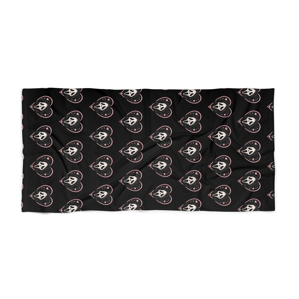 Ghost face Scream Beach Towel