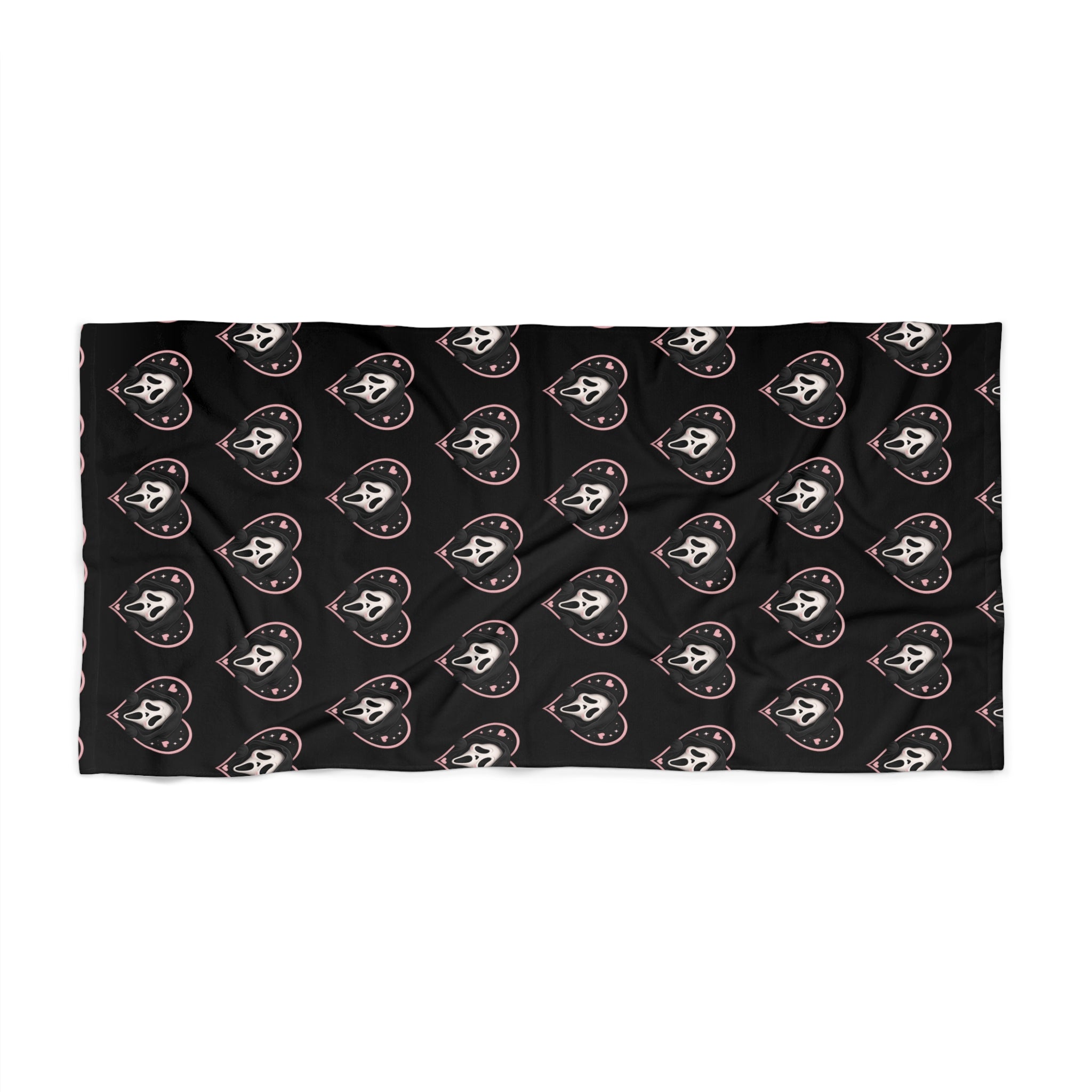 Ghost face Scream Beach Towel