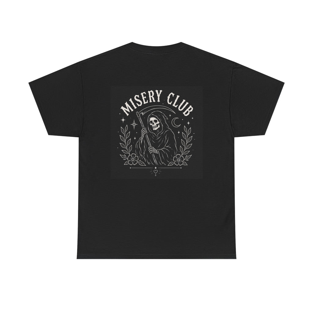 Misery Club Grim Reaper Illustration Tee | Skeleton, Gothic, Dark