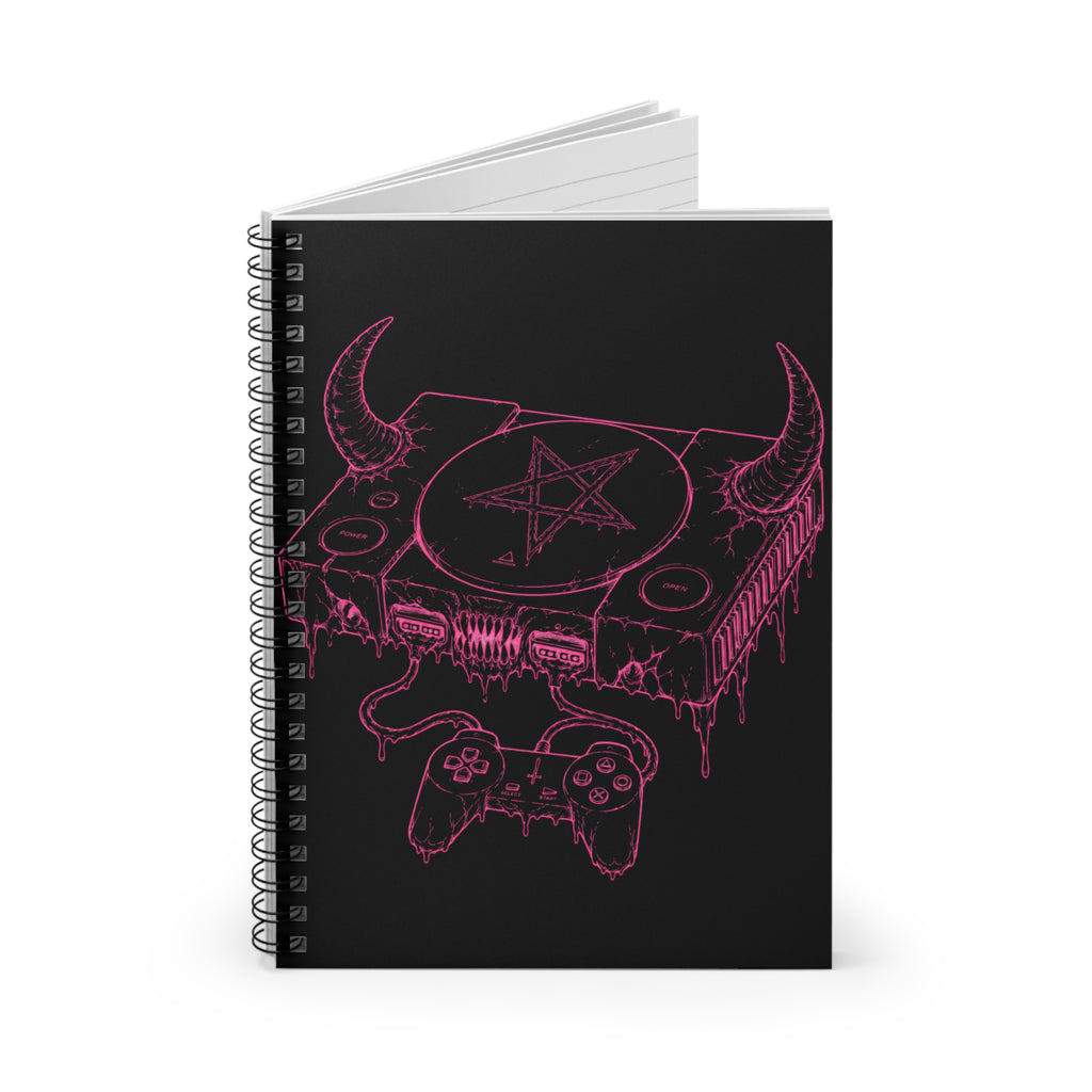Demonic Gamer spiral notebook
