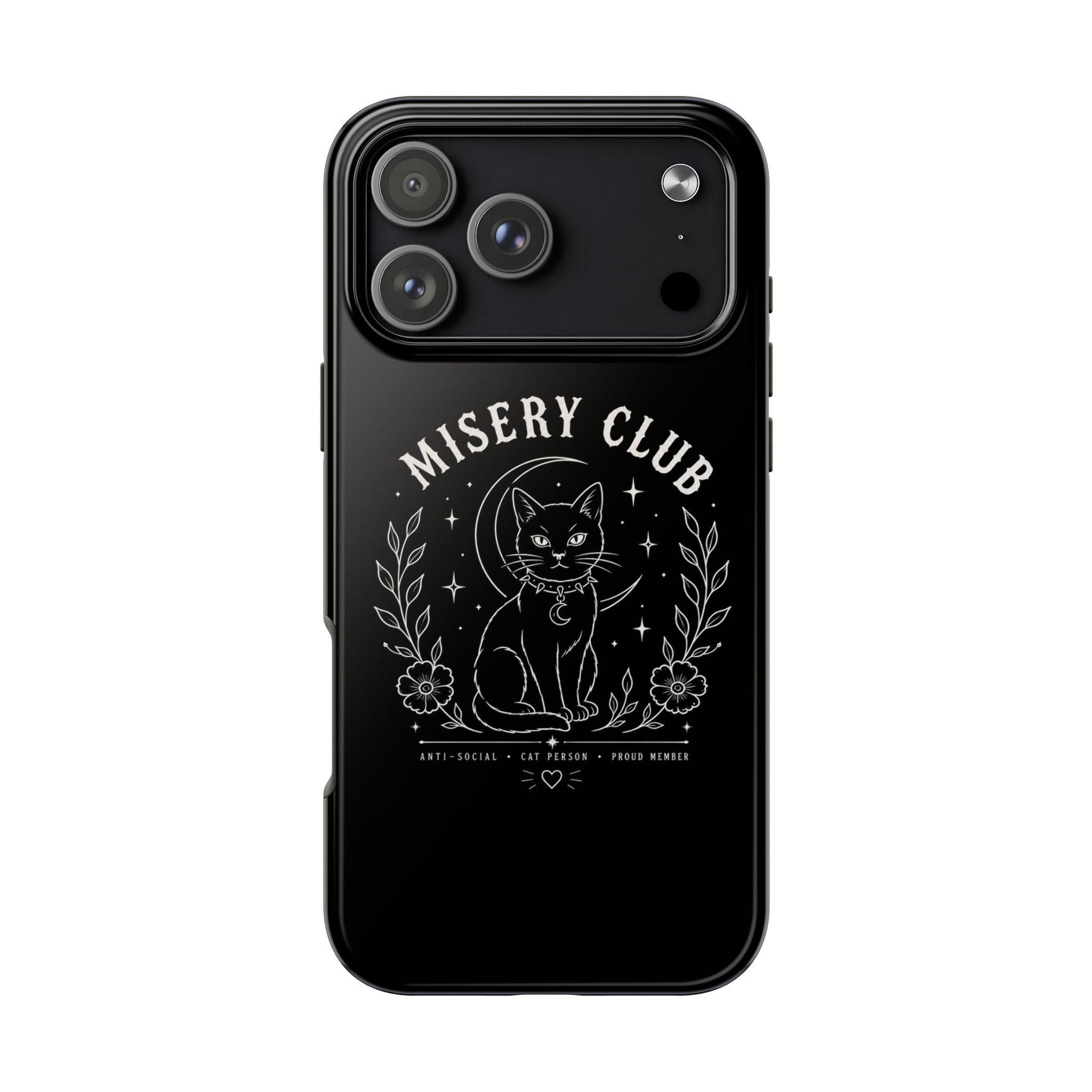 Misery Club Cat Phone Case