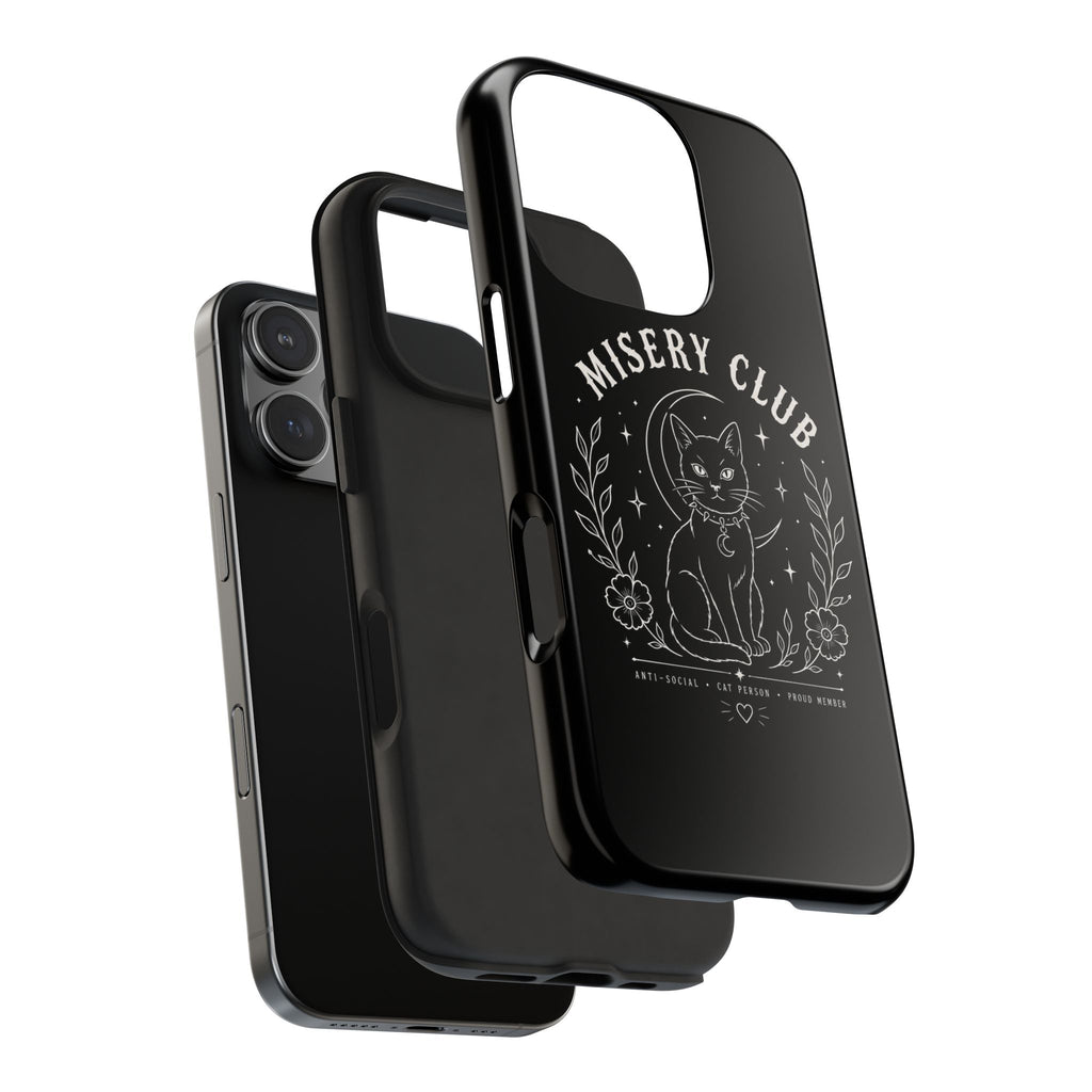 Misery Club Cat Phone Case