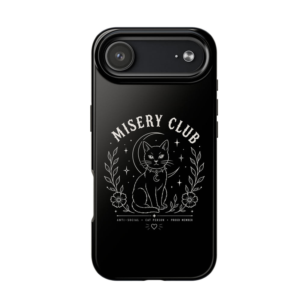 Misery Club Cat Phone Case