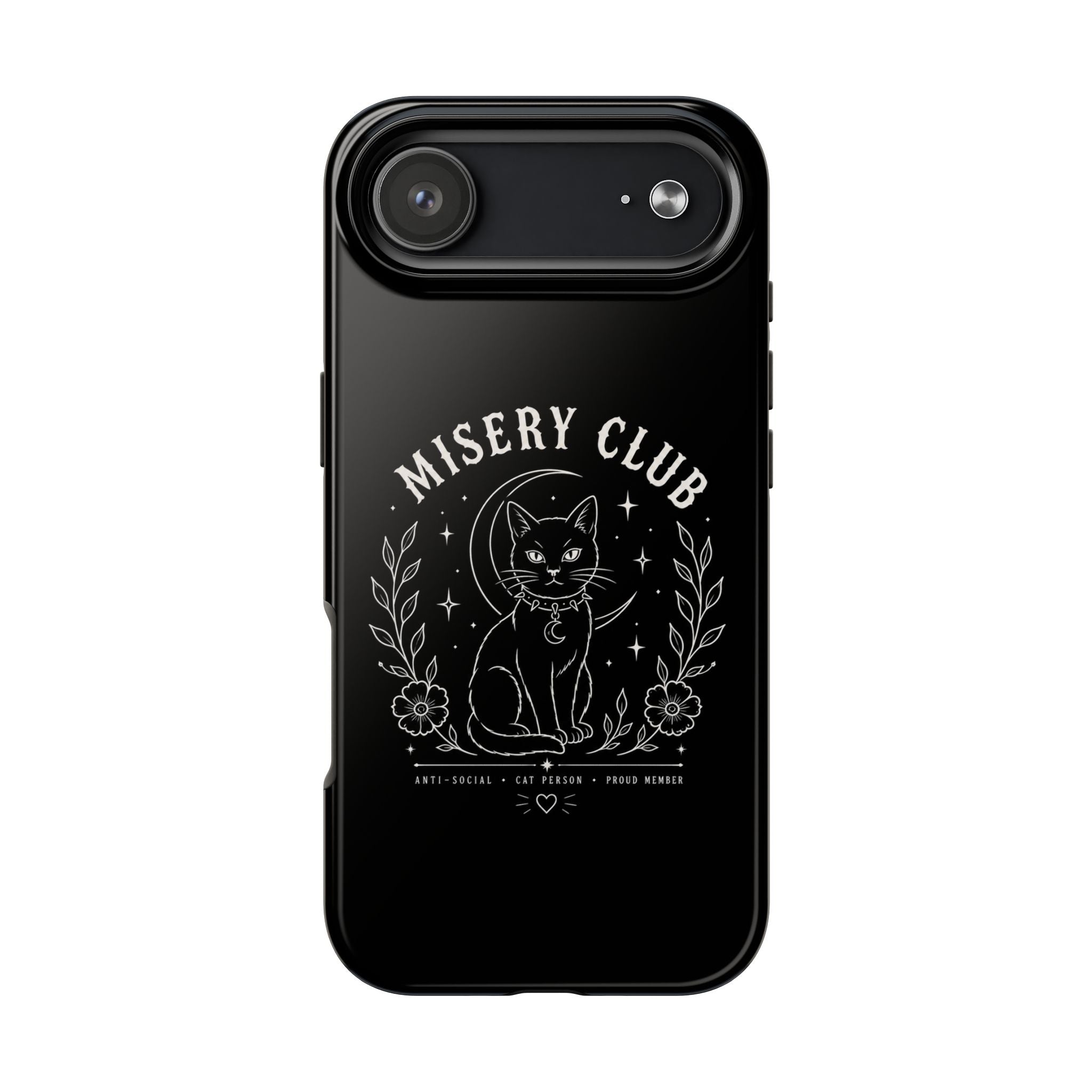 Misery Club Cat Phone Case