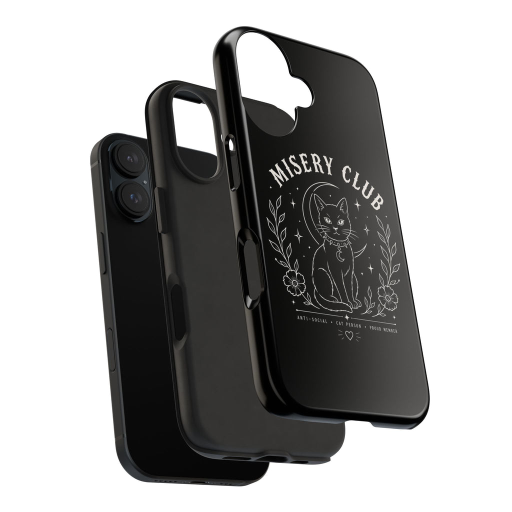 Misery Club Cat Phone Case