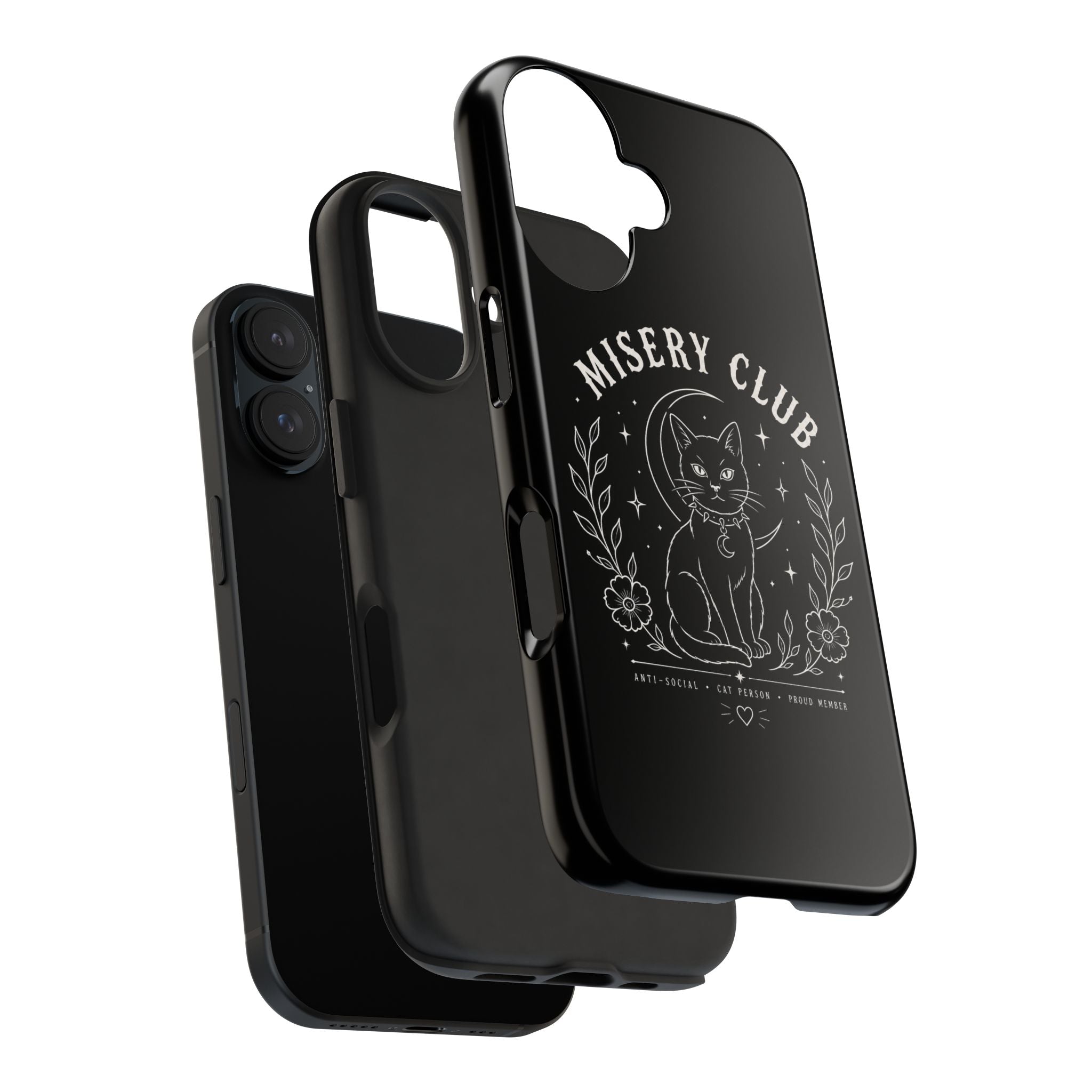 Misery Club Cat Phone Case