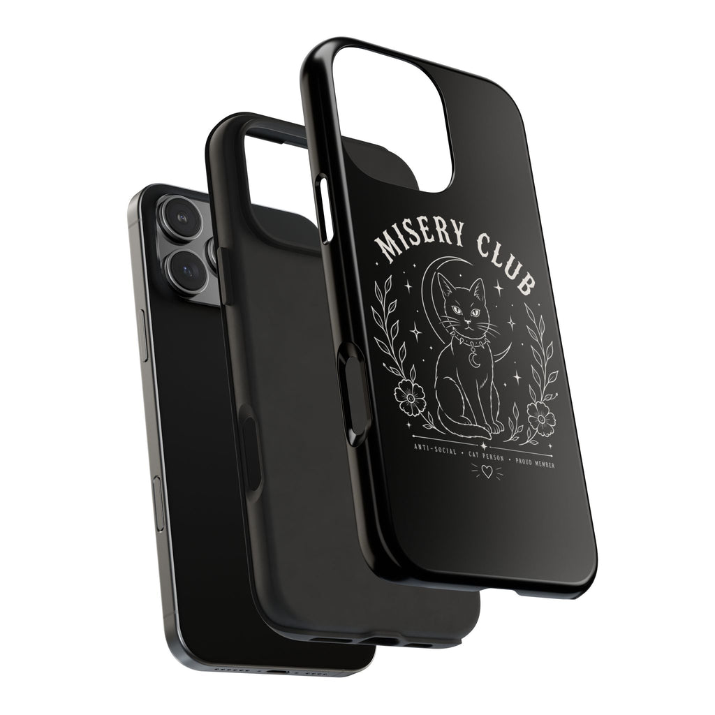Misery Club Cat Phone Case