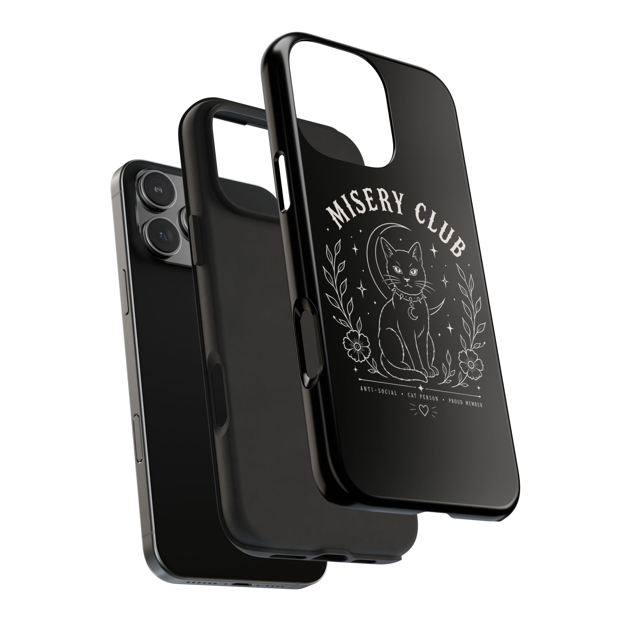 Misery Club Cat Phone Case
