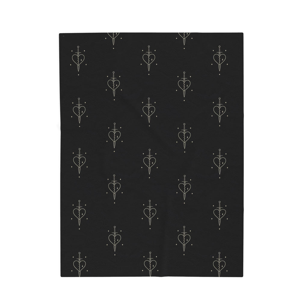 Heart Dagger Blanket