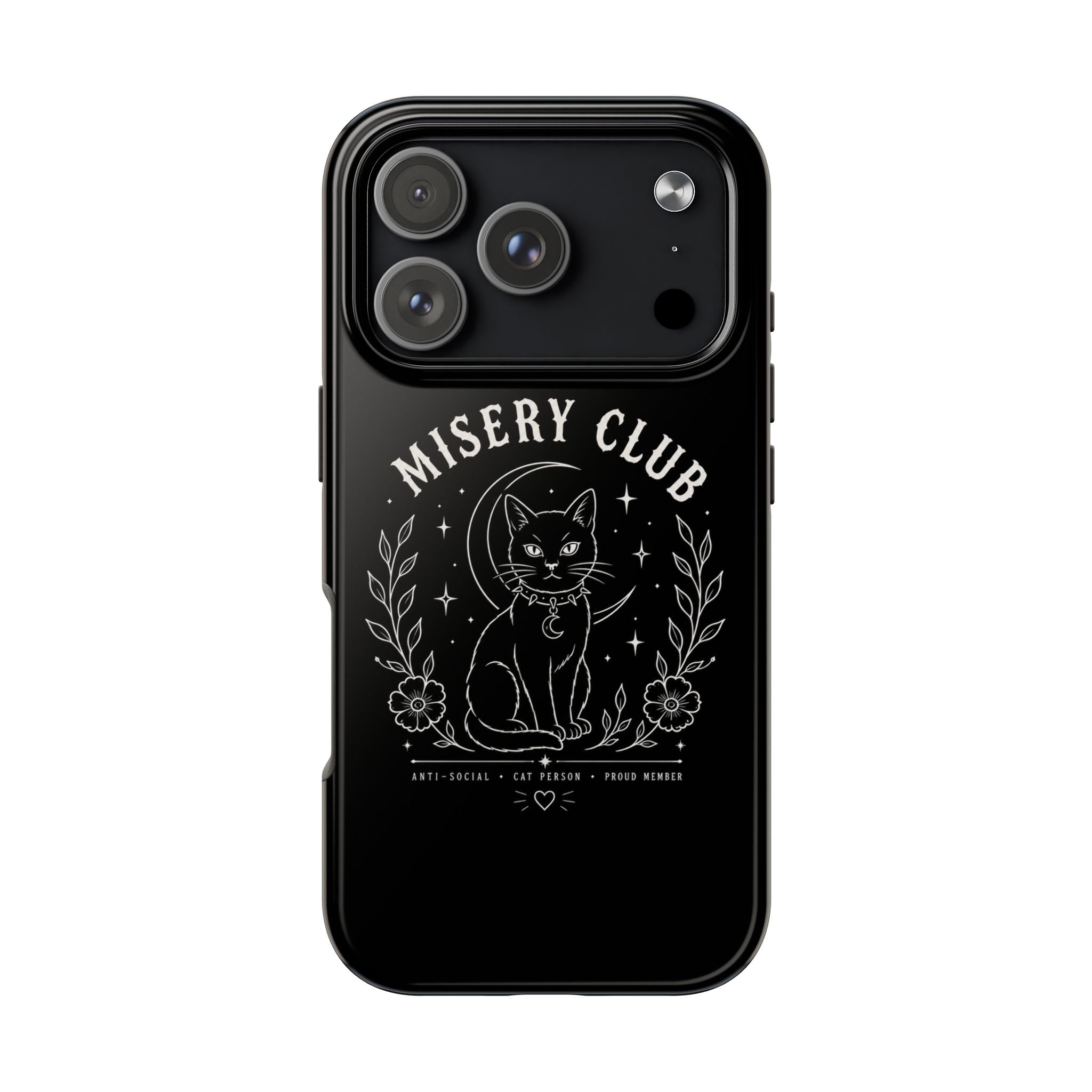 Misery Club Cat Phone Case